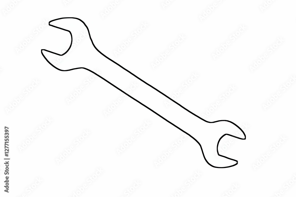 Wrench Outline Icon – Repair Tool, Mechanical Equipment, DIY, Maintenance Symbol Wrench Outline Icon – Repair Tool, Mechanical Equipment, DIY, Maintenance Symbol