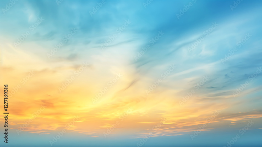 Fototapeta premium sunset sky and clouds