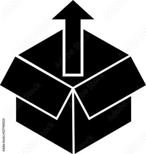 Unbox Icon Symbol