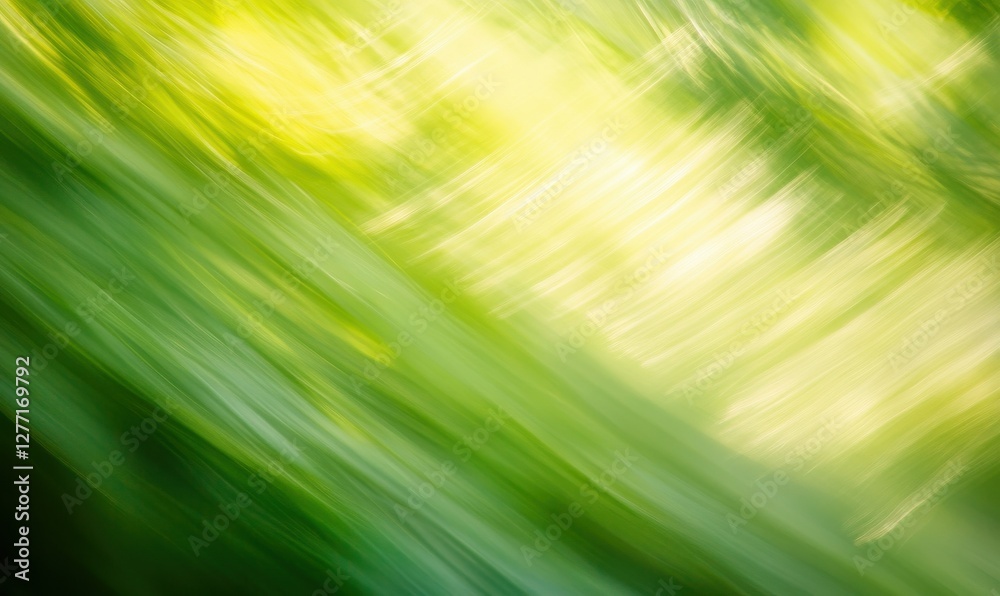 Fototapeta premium spring light green blur background, glowing blurred design, summer background for design wallpaper