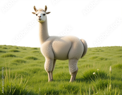 Fluffy Elegance: Alpaca