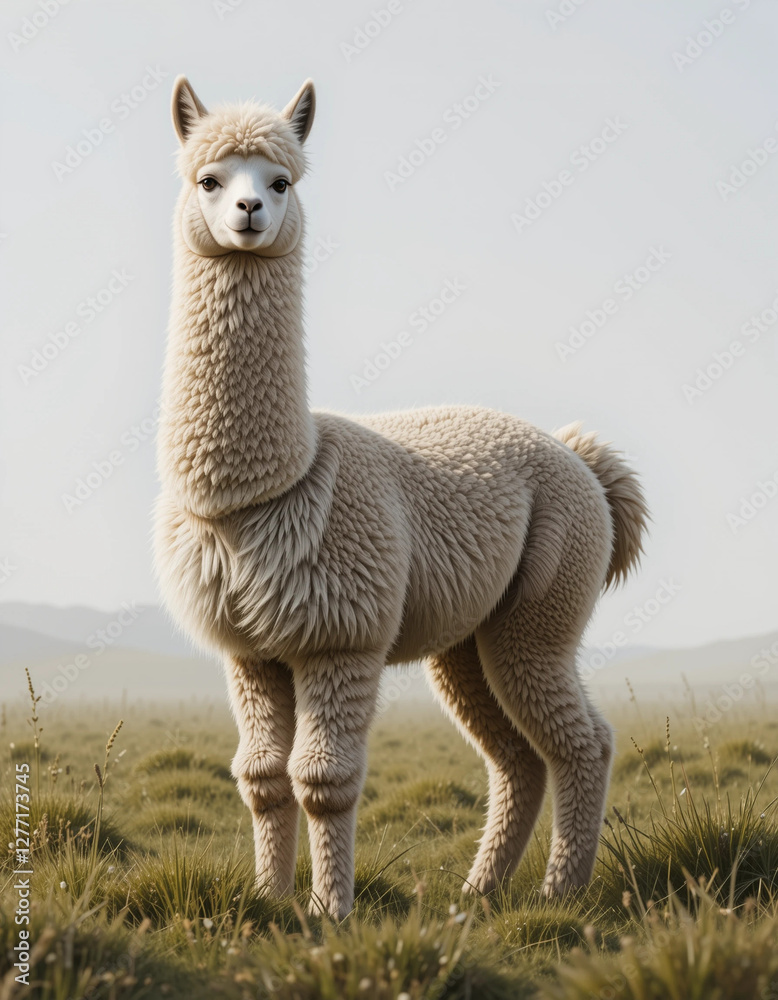Fluffy Elegance: Alpaca