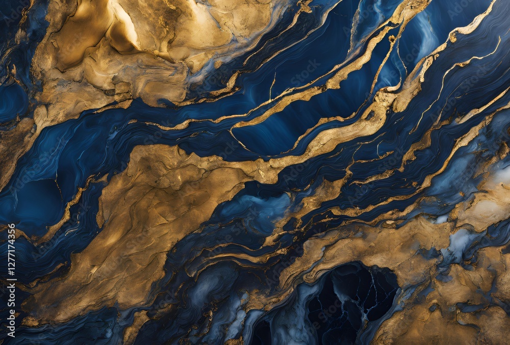 Naklejka premium blue water background