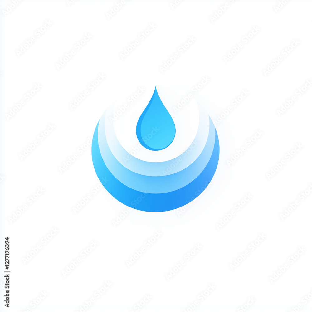 Modern minimalist water droplet logo design representing World Water Day, clean lines, soft blue gradients, symbolizing purity and conservation
Generative AI Modern minimalist water droplet logo design representing World Water Day, clean lines, soft blue gradients, symbolizing purity and conservation
Generative AI
