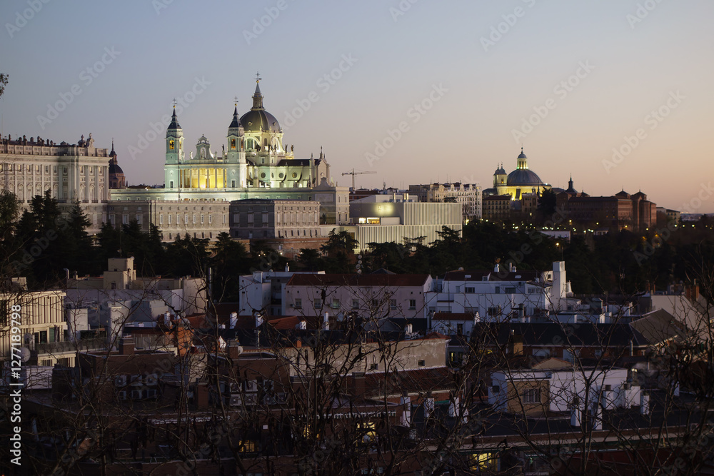 Fototapeta premium Vista de Madrid