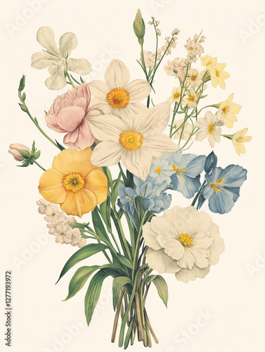 Bouquet of Spring Flowers