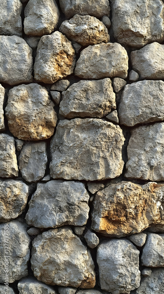 Rough Stone Wall Texture in Natural Gray and Brown Colors Seamless Pattern Background Rough Stone Wall Texture in Natural Gray and Brown Colors Seamless Pattern Background