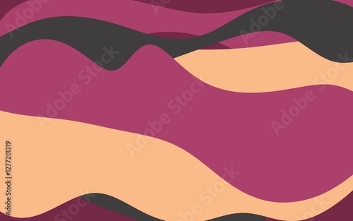 Geometric shape design in soft terracotta tones