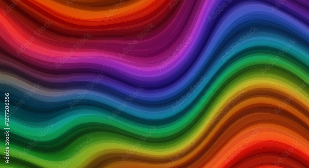 Obraz premium Abstract colorful gradient patterns with fluid shapes and smooth lines
