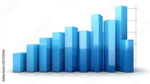 Modern detailed bar chart icon with ascending bars isolated on a transparent background ideal for finance or data analysis applications Free Download Modern detailed bar chart icon with ascending bars isolated on a transparent background ideal for finance or data analysis applications - GFXLoad