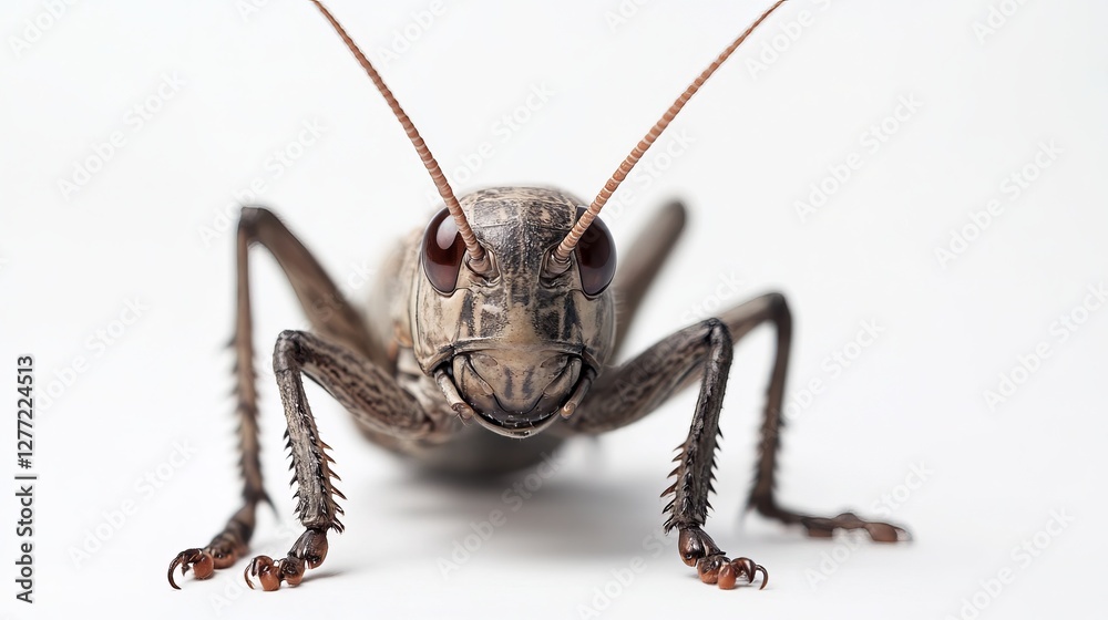 Fototapeta premium Cricket Isolated on White