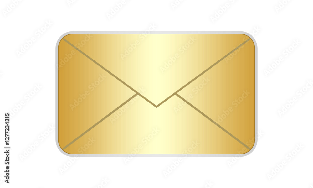 Brown envelope arch design vector Brown envelope arch design vector