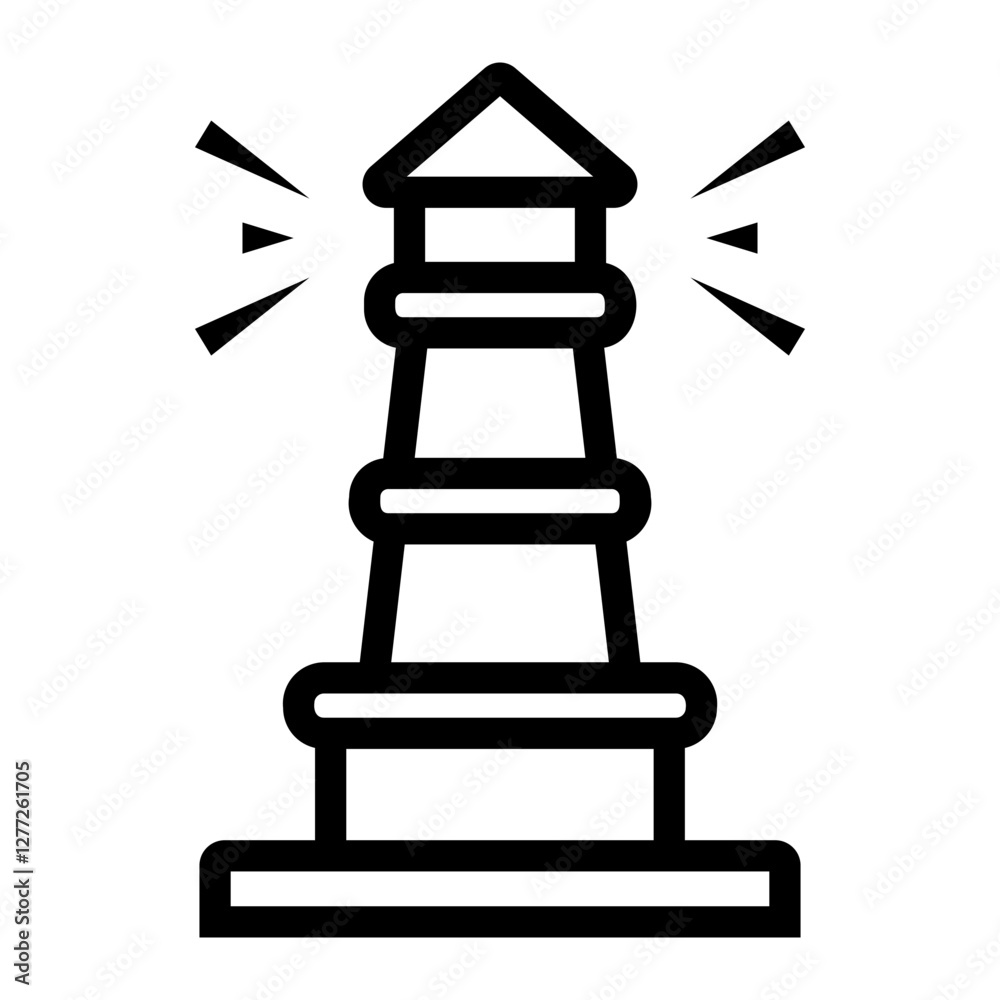 lighthouse Line Icon lighthouse Line Icon