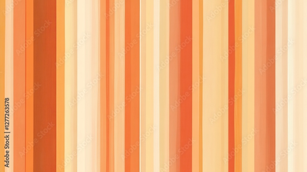 Vibrant Striped Pattern in Warm Orange and Cream Colors Vibrant Striped Pattern in Warm Orange and Cream Colors
