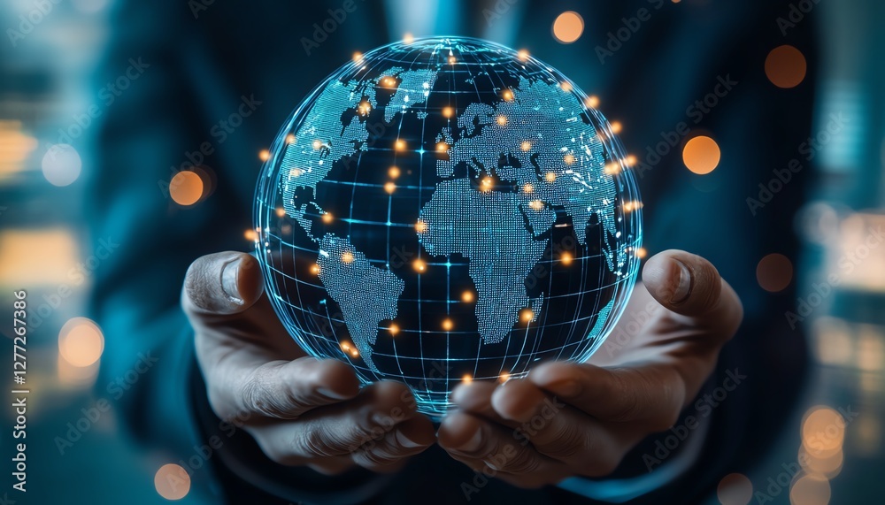 Fototapeta premium International recruitment through outsourced HR services