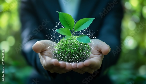 Business performance enhanced by ESG factors, green technology adoption, social responsibility, environmental sustainability, corporate ethics, positive societal contribution