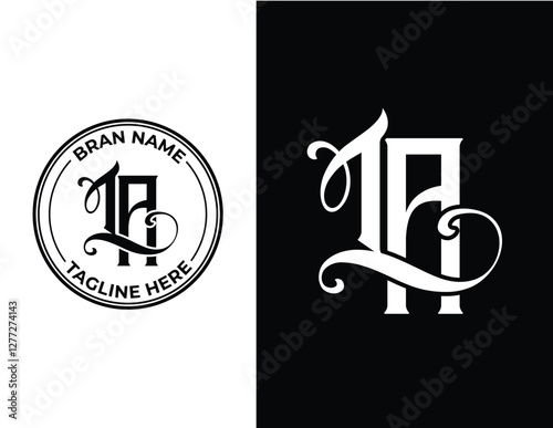 PrAL or LA logo design, LA vector design collection, LA monogram logos, AL logo, LA logo designs, AL letter mark, LA vector art, LAvector designs, AL illustrations, LA logo design collections, 