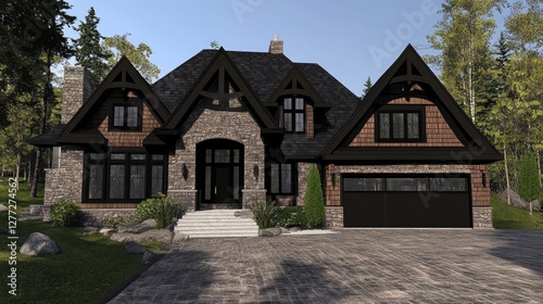 A high-tech home design software showcasing customizable exterior paint options
