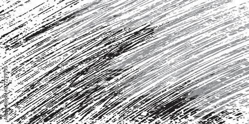 Abstract grunge texture effect, scratch and dust particle grain on white background. Dirt overlay or screen effect use for grunge and vintage image style