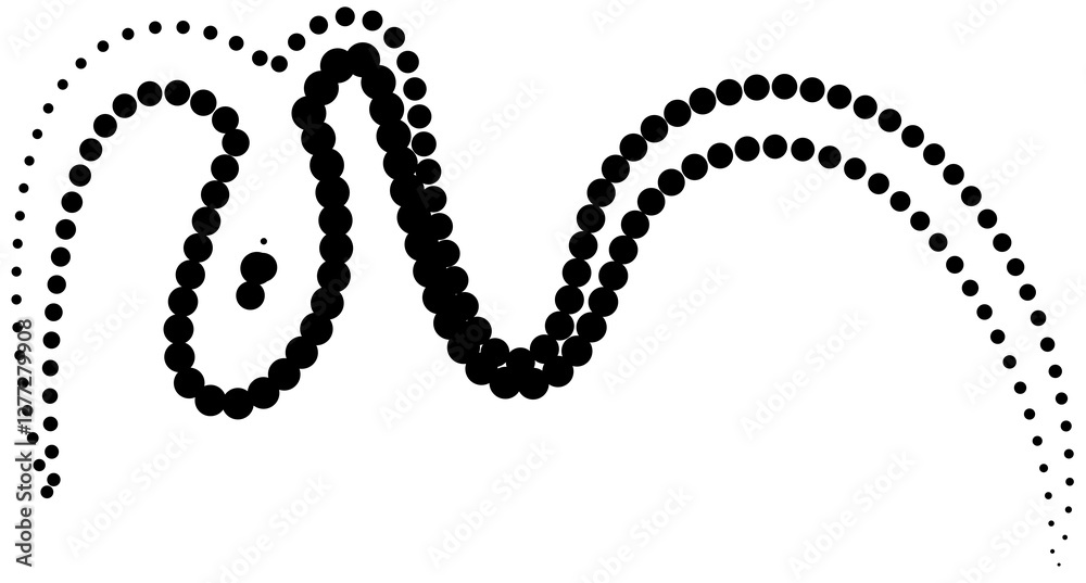 Line dot element, curve, wave, spin, twirl Line dot element, curve, wave, spin, twirl