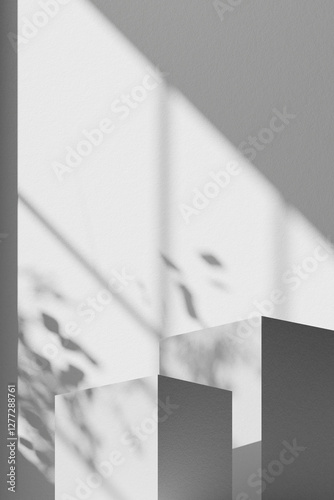 Wallpaper Mural A monotone wall with natural light and shade that can be used in a variety of designs. Torontodigital.ca