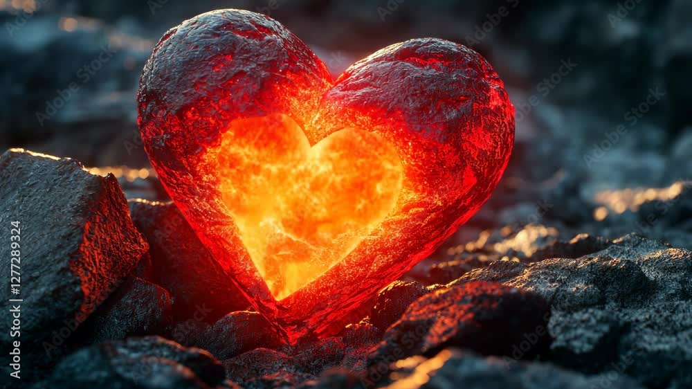 custom made wallpaper toronto digitalheart in fire