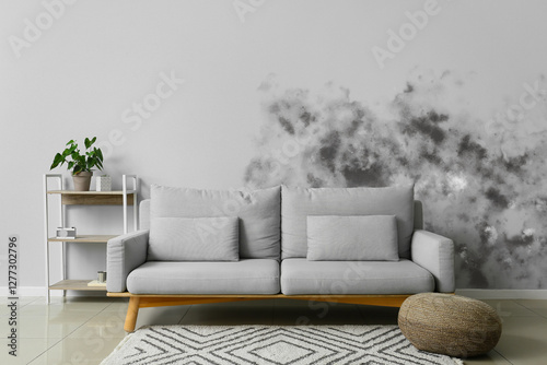 Interior of modern living r...