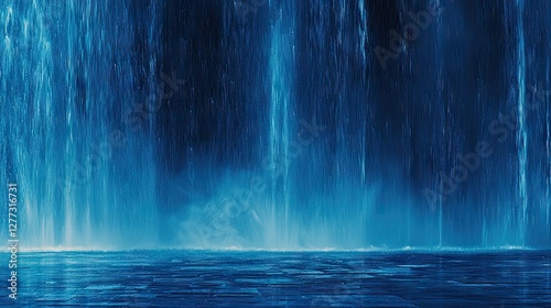 Abstract waterfall digital art background