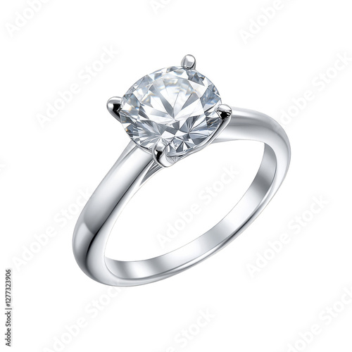 Exquisite diamond ring, sparkling brilliance and timeless elegance on a stunning backdrop. perfect for wedding proposals, anniversaries or engagements. photo