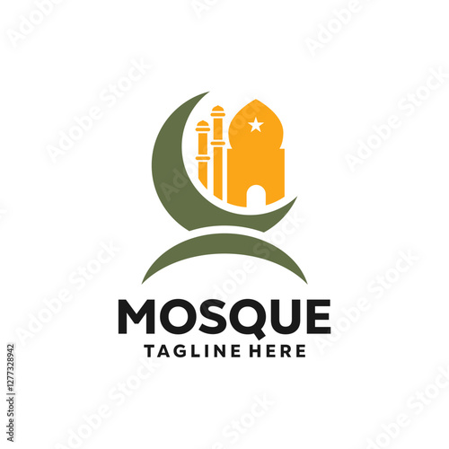 Islamic Mosque logo template