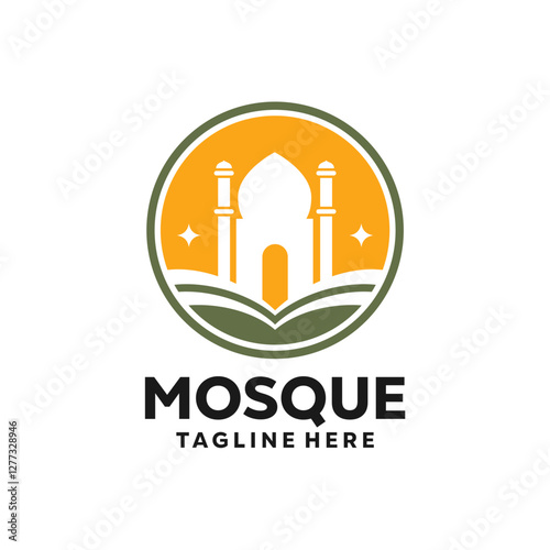 Islamic Mosque logo template