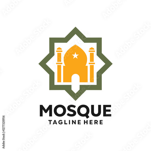 Islamic Mosque logo template