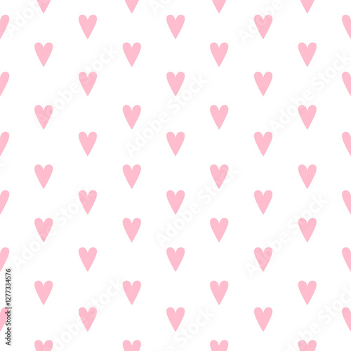 Loving Hearts Valentine's seamless Pattern
