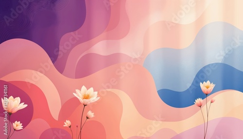 background with flowers