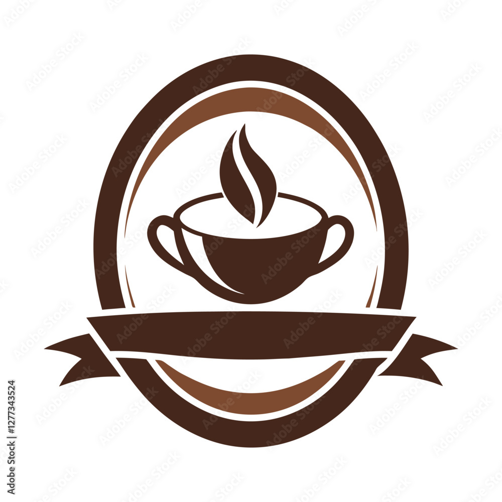 Creative Coffee logo vector art illustration Creative Coffee logo vector art illustration
