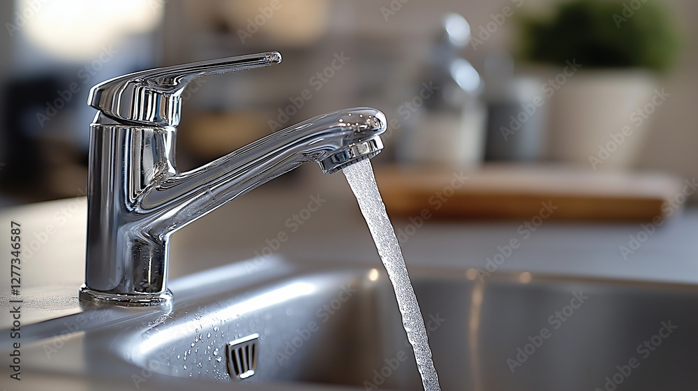 蛇口から水が出る
蛇口から水が出る