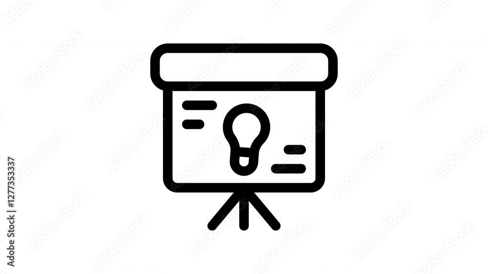 presentation animated icon
