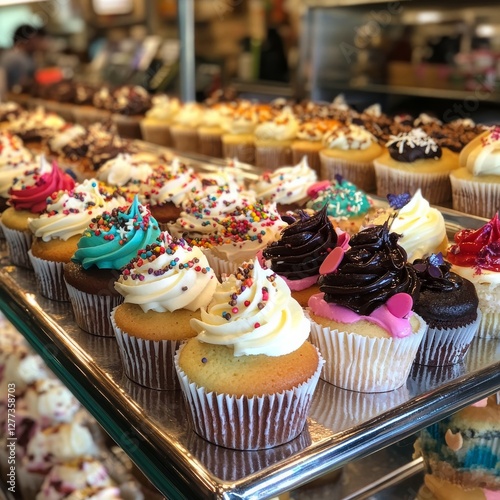 Indulge in a Colorful Symphony of Delightful Cupcakes: Sweet Moments Await!