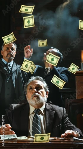 The Money Shower: A Judge's Dilemma in a Dark Courtroom