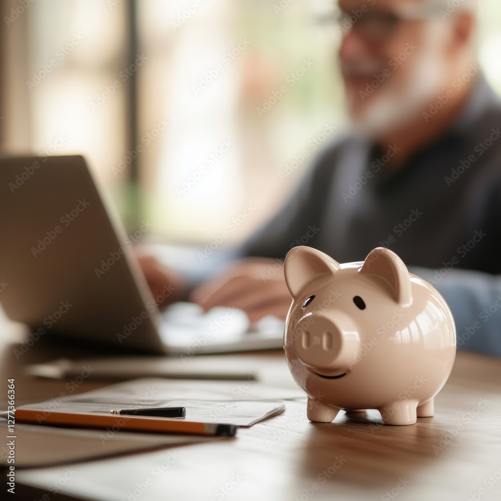 Budget planning tips for seniors home office informative article cozy environment close-up view financial well-being Budget planning tips for seniors home office informative article cozy environment close-up view financial well-being