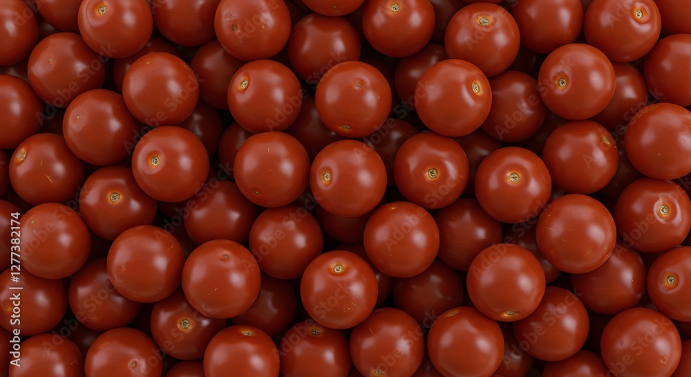 Cherry Tomatoes Close Up Full Frame Texture. Stock Photo of Fresh Vegetables.
Cherry Tomatoes Close Up Full Frame Texture. Stock Photo of Fresh Vegetables.
