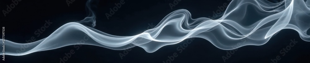 Intricate white smoke patterns against deep black, dynamic, light, texture Intricate white smoke patterns against deep black, dynamic, light, texture