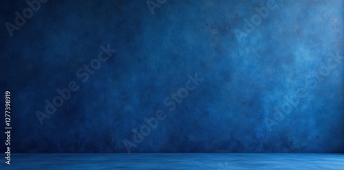 Deep indigo cement wall, textured backdrop for product photography, photography, industrial