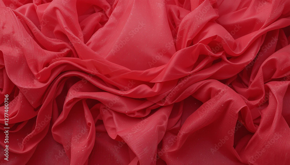 red satin background generative AI red satin background generative AI