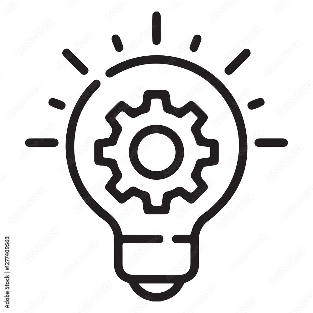 Innovation Idea Icon. Illustration Design Eps 10 Innovation Idea Icon. Illustration Design Eps 10