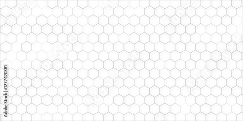 Black honeycomb on a white background. Isometric geometry. abstract with honeycomb geometric cell texture for medicine and science technology design.
