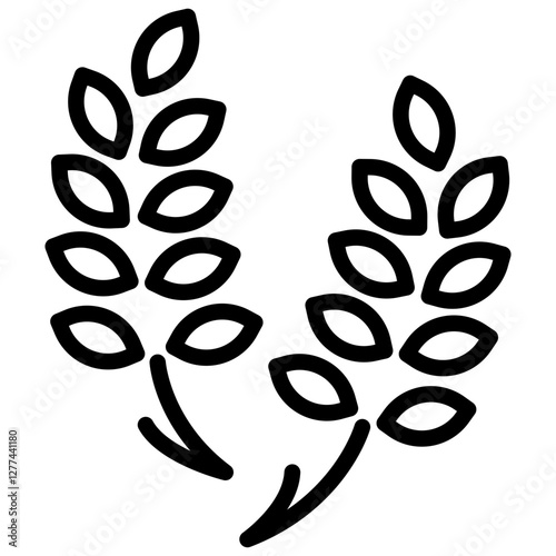 line Wheat Sheaf