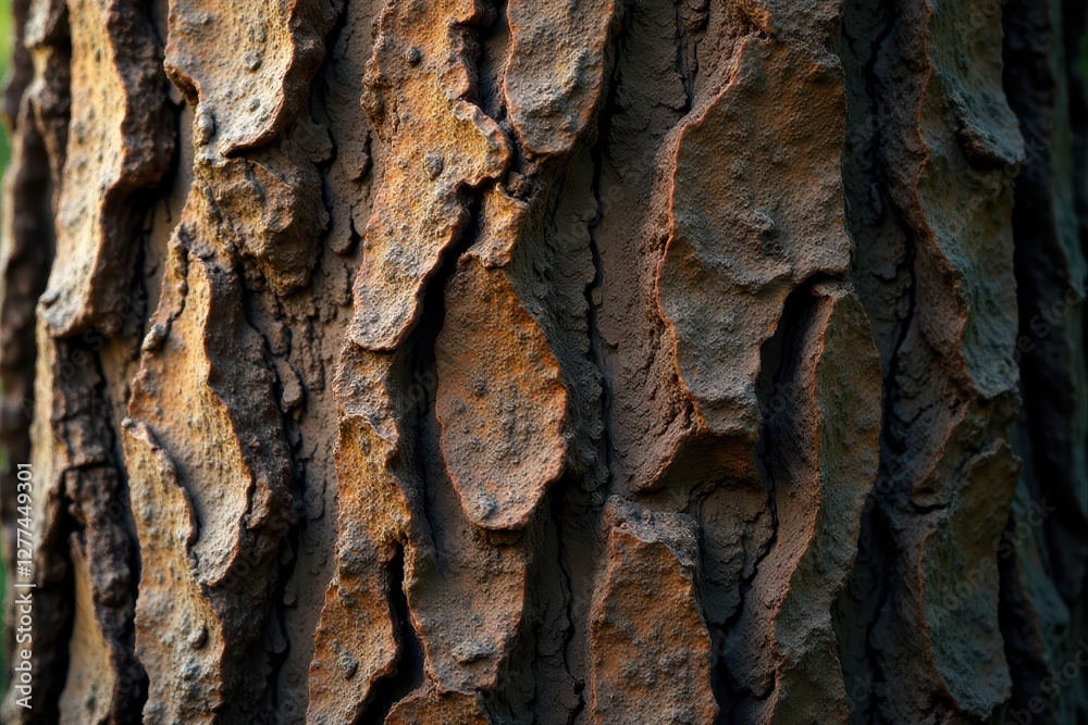 Intricate bark texture, swirling knots & deep grooves, macro, nature Intricate bark texture, swirling knots & deep grooves, macro, nature