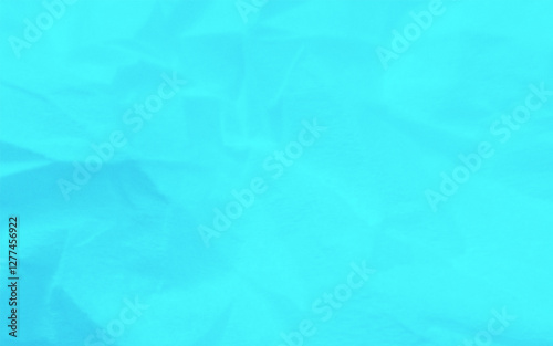 bright blue background with paper cut shapes