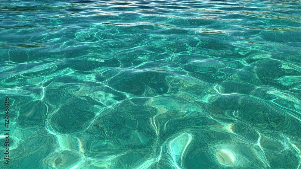Sea Water Surface Texture with Gentle Ripples and Waves with Sunlight Reflections Sea Water Surface Texture with Gentle Ripples and Waves with Sunlight Reflections
